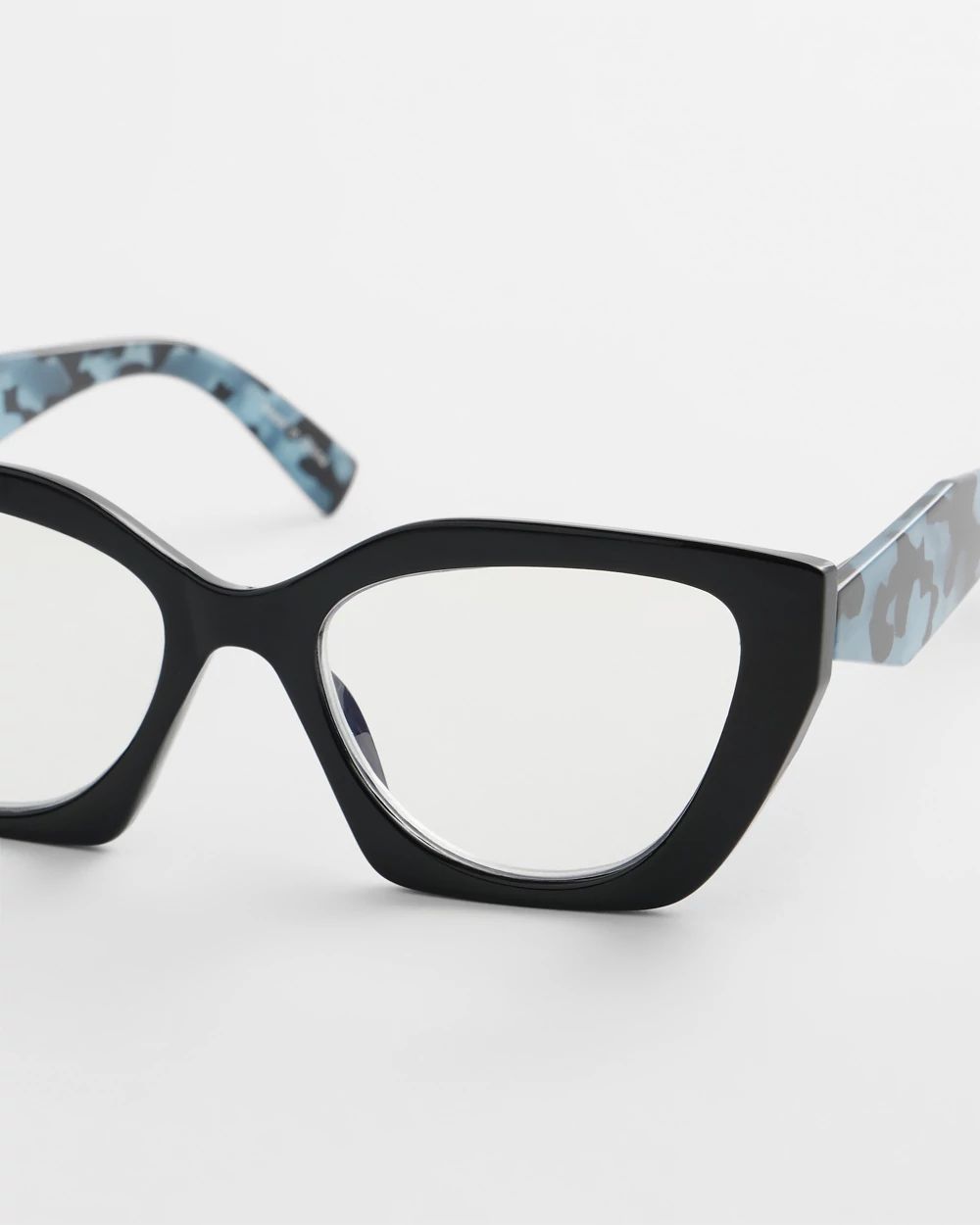 Blue Faux Tort Readers