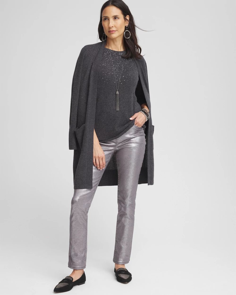 Cashmere Sequin Sweater