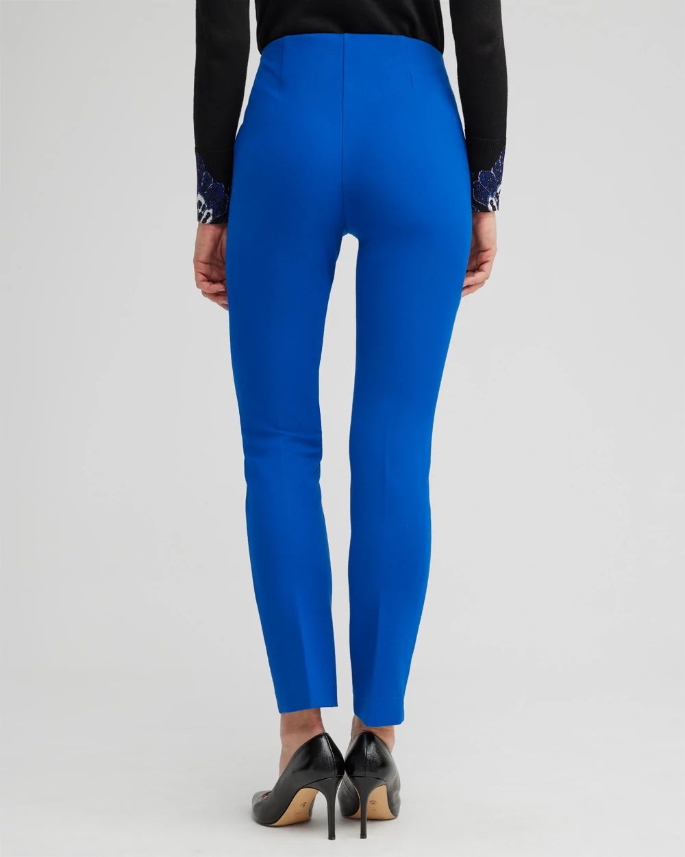 Juliet Ponte Trim Detail Ankle Pants