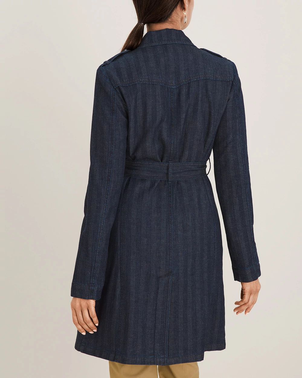 Denim Trench Coat