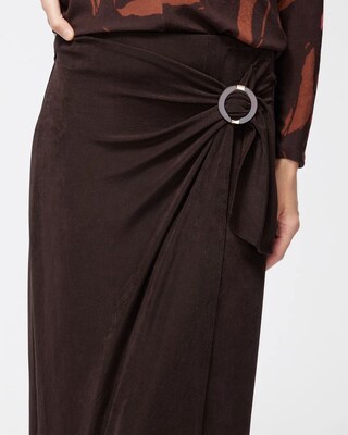 Travelers Faux Wrap Ring Skirt