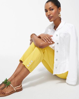 Girlfriend Snap Hem Crops