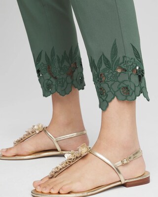 Brigitte™ Cutout Pull-On Cropped Pants click to view larger image.