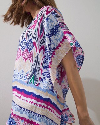 Ikat Poncho