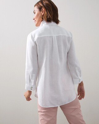 No-Iron Linen 3/4 Sleeve Shirt