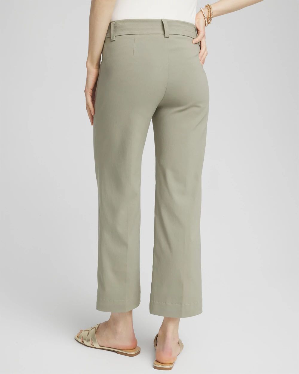 Slim Ankle Stretch Cropped Pants