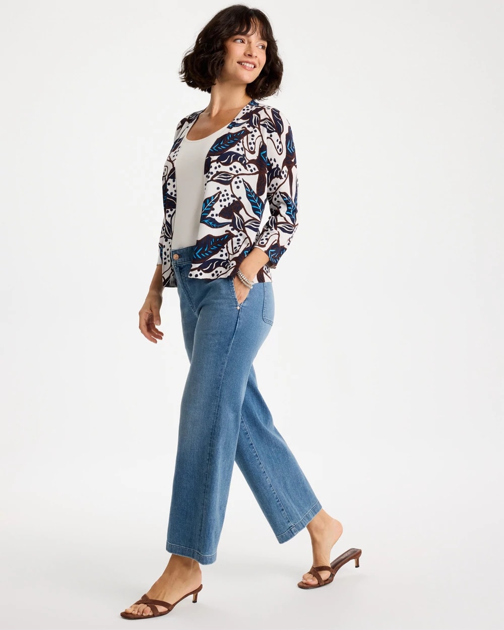 Printed Summer Romance Cardigan