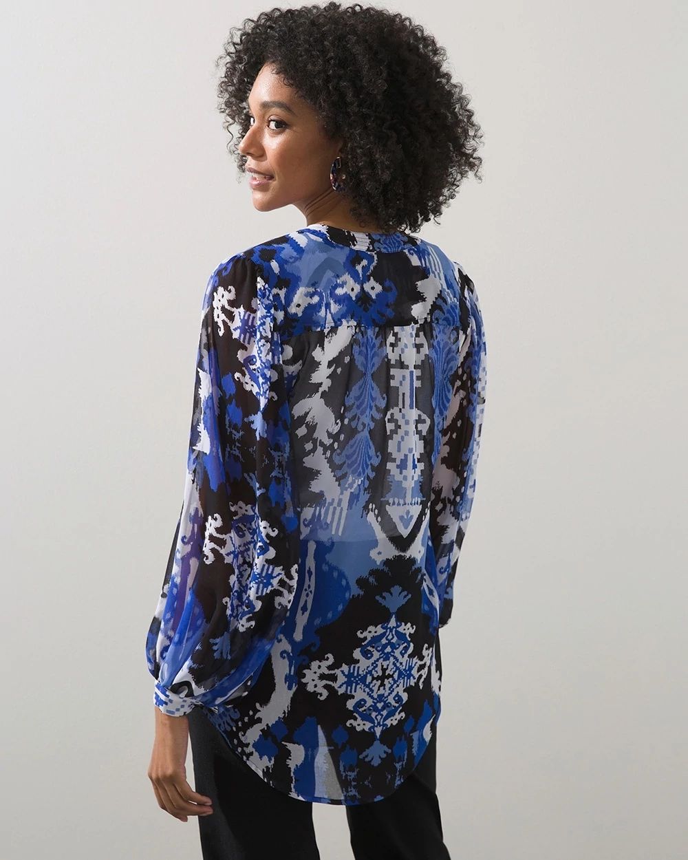 Blue Ikat Shirt