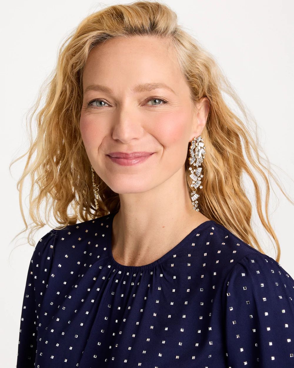 Daily Diamonds Collection Chandelier Earrings click to view larger image.