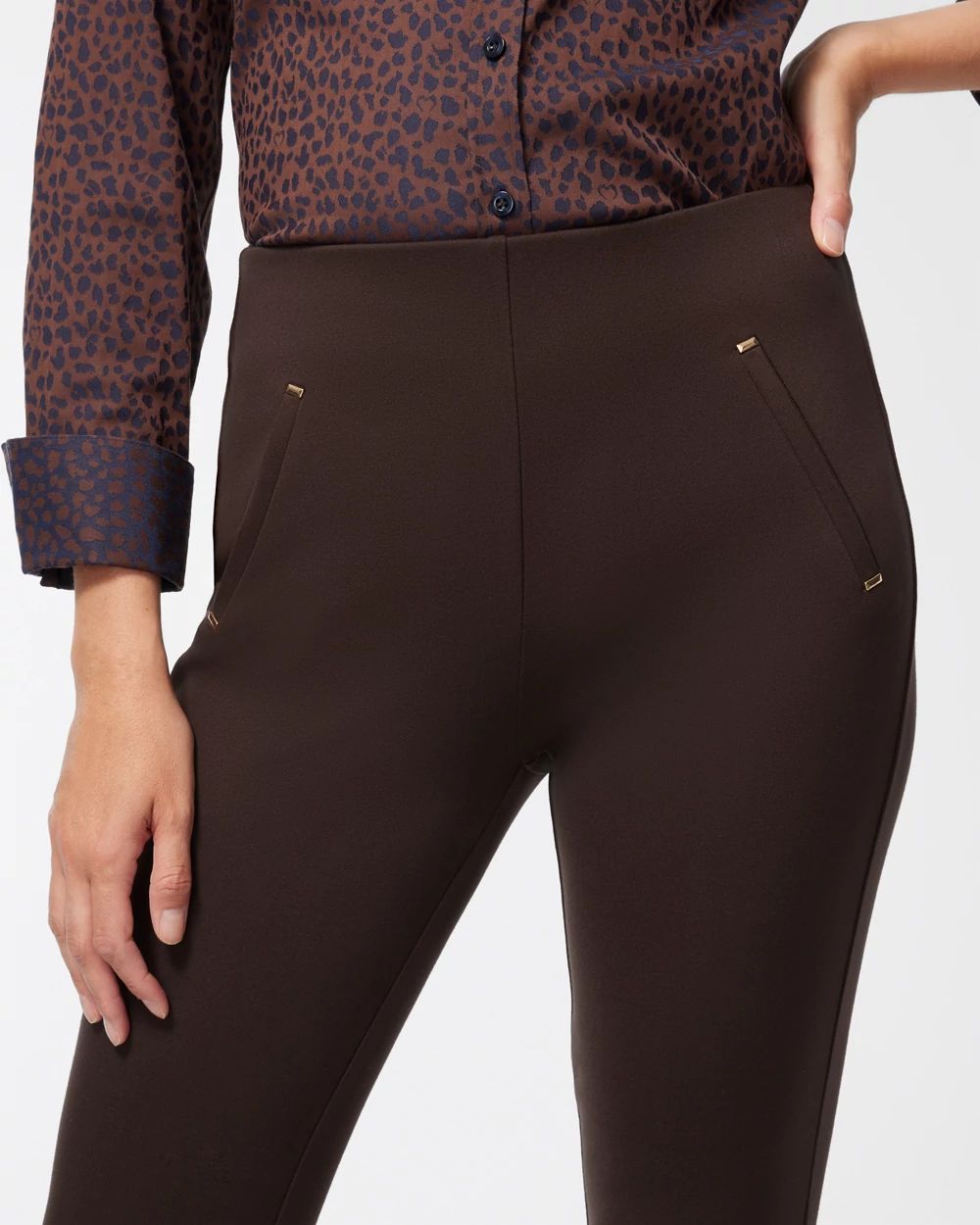 Juliet Ponte Trim Detail Pants