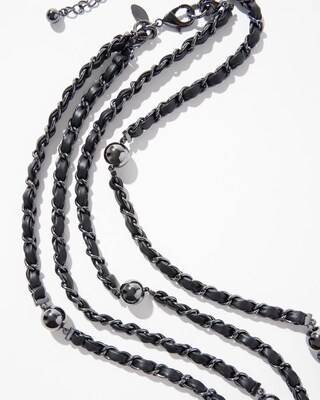 Hematite Convertible Necklace