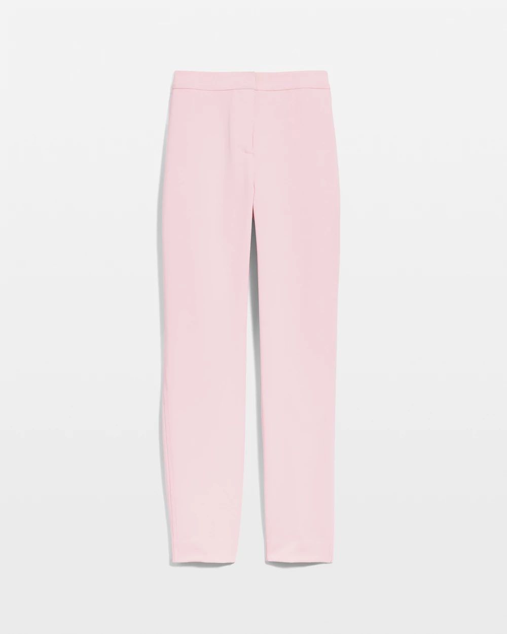 Textured Straight Tapered Ankle Pants click to view larger image.
