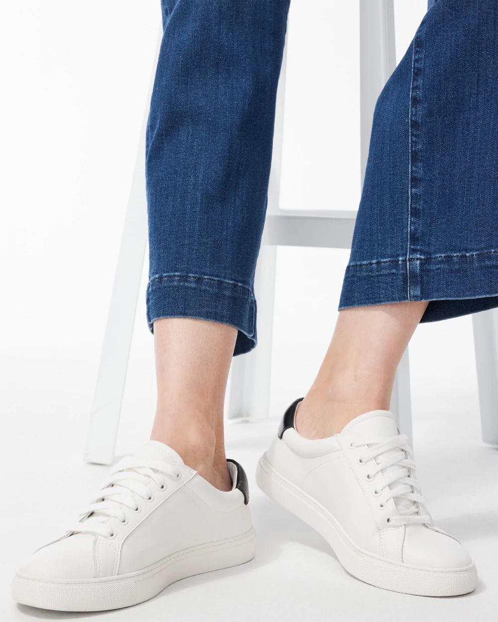 White Leather Sneakers