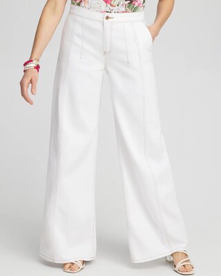 High Rise Palazzo Jeans