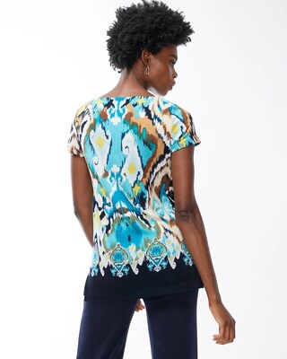 Travelers Ikat Cap Sleeve Tunic