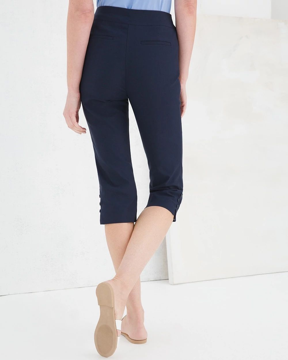 So Slimming Brigitte Button Capris