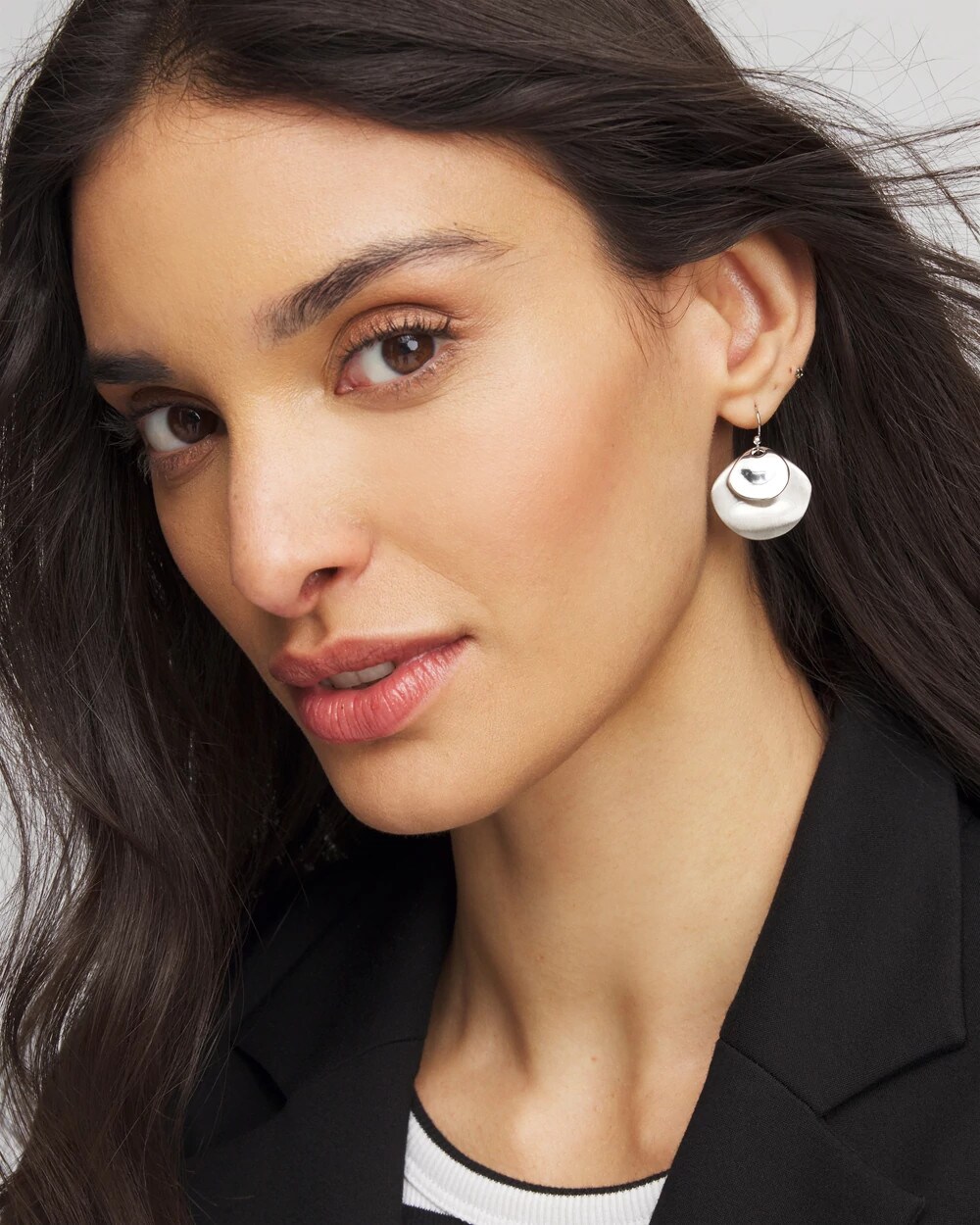 Silver Drop Earrings