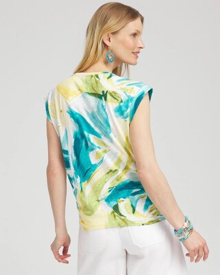 Abstract Knot Front Tee