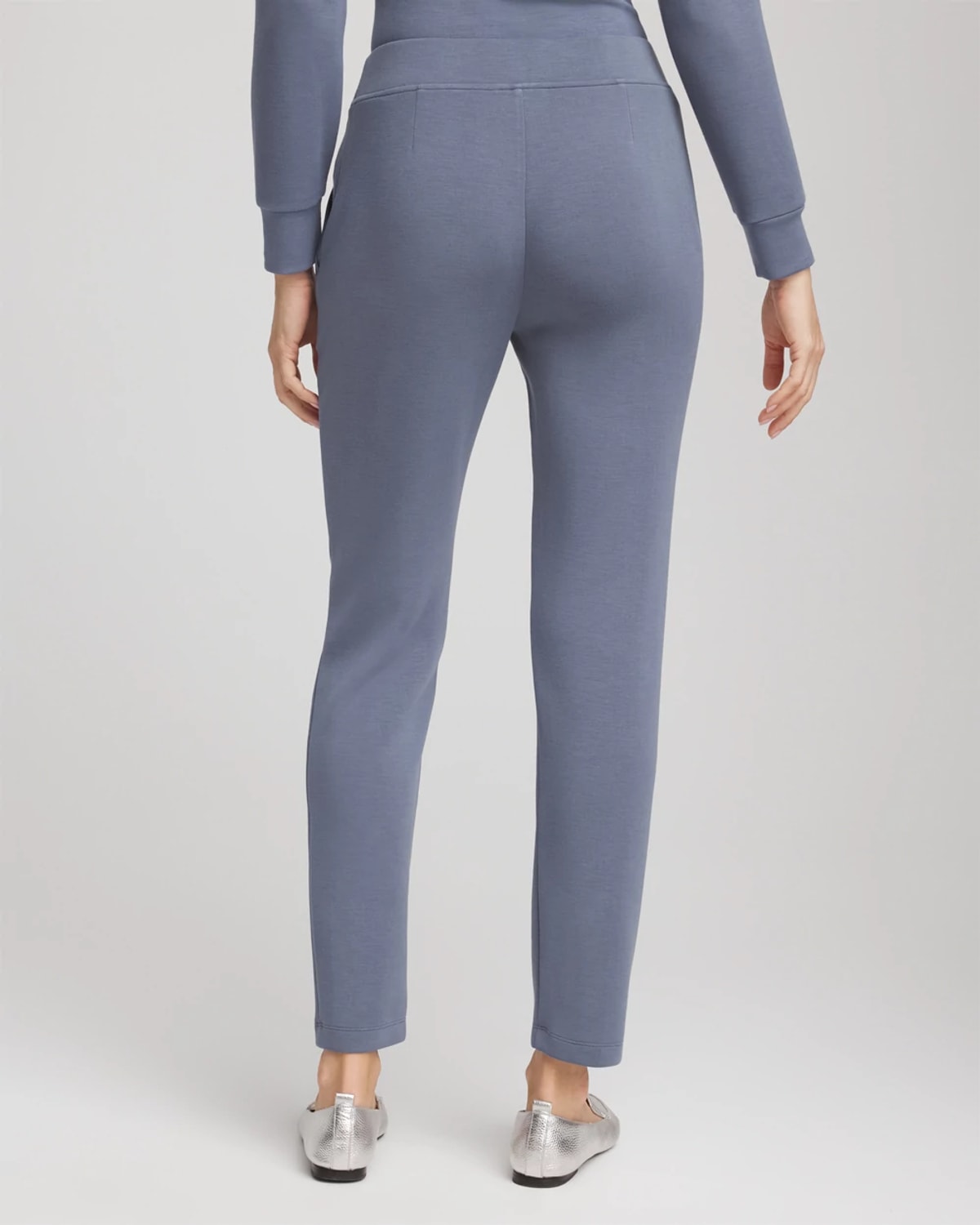 Chico's Tapered Ankle Pants In Stormy Weather In Blue
