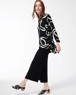 Travelers Abstract Print Knit Jacket