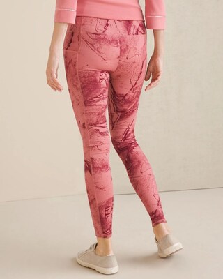 Zenergy So Slimming Swirl-Print Pocket Leggings