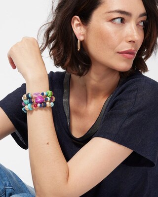 Beaded Coil Bracelet