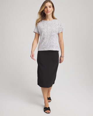 Zenergy® UPF Geo-Print Dolman Top click to view larger image.