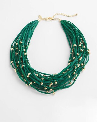 Raffia Short Necklace