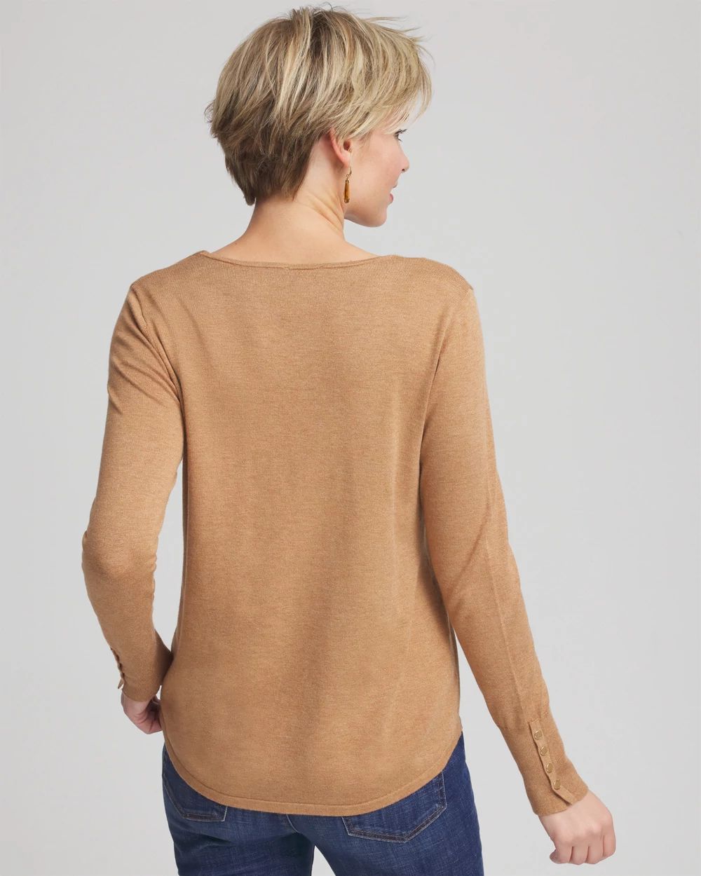 Ella V-Neck Pullover Sweater