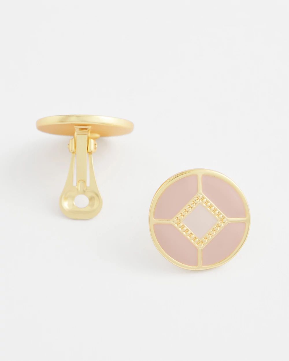 No Droop® Enamel Clip-On Earrings