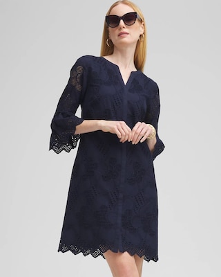 Lace Shift Dress click to view larger image.