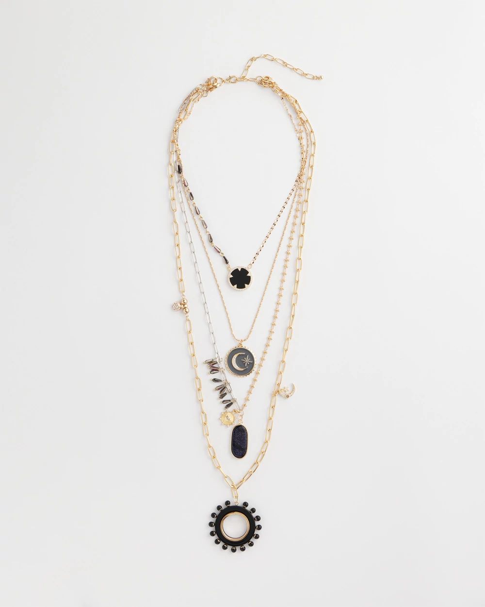 Convertible Layered Tourmaline Necklace click to view larger image.