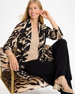 Travelers™ Safari Wheat Mesh Cardigan click to view larger image.