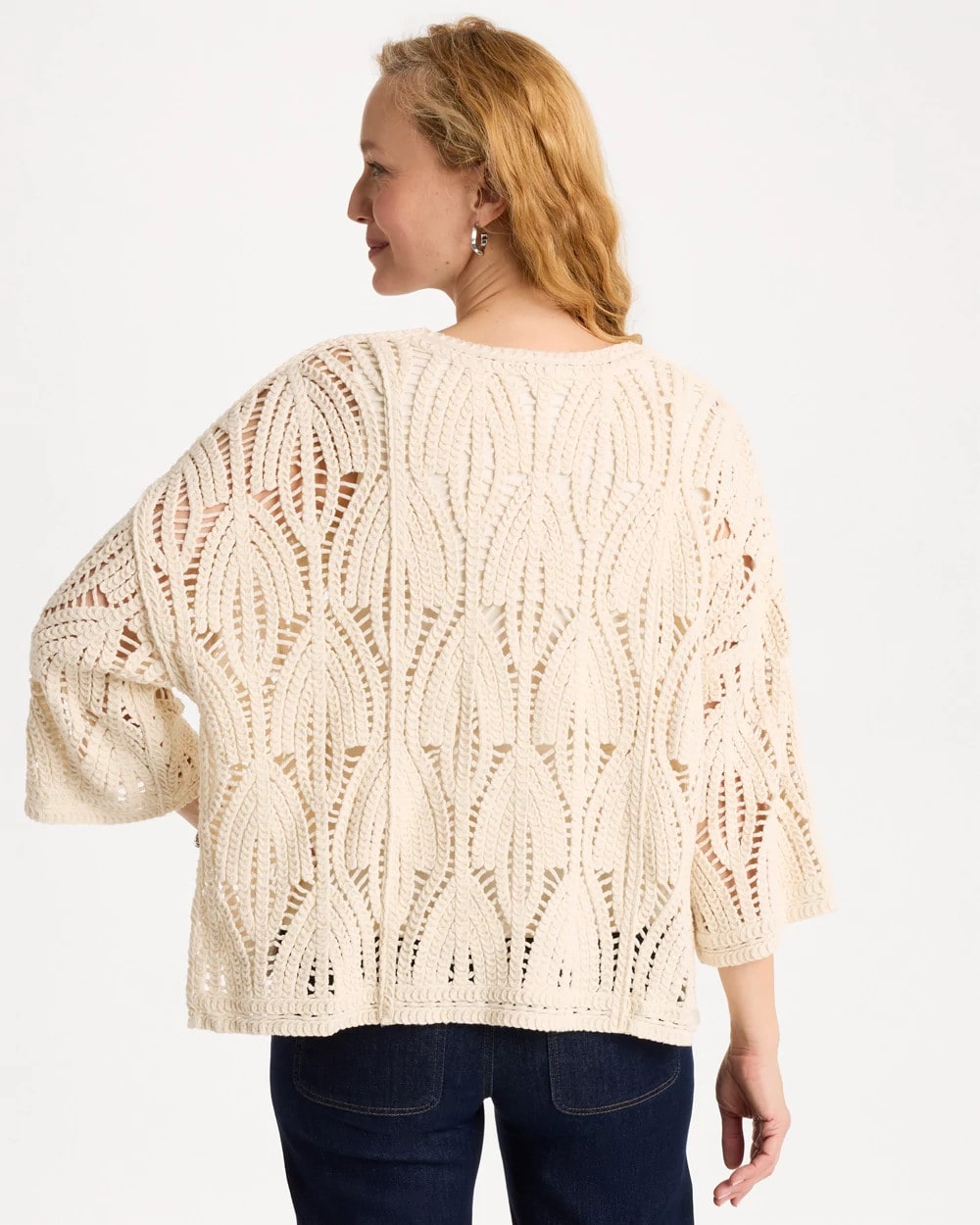 Cotton Crochet Kimono