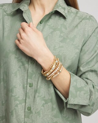 No Iron™ Jacquard Shirt click to view larger image.