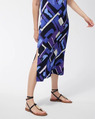 Travelers Cool Abstract Print Dress