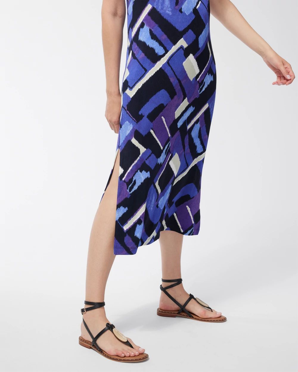 Travelers Cool Abstract Print Dress