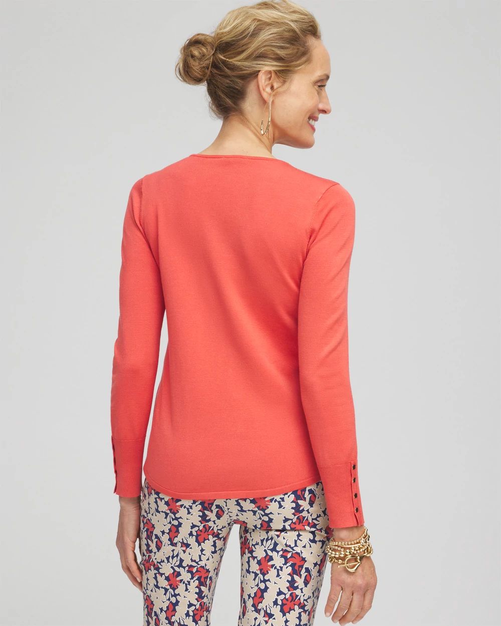 Ella V-Neck Pullover Sweater