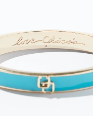 Turq Enamel Bracelet