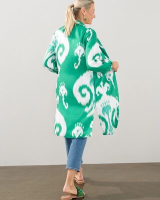 Reversible Ikat Duster