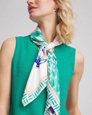 Tropical Paradise Square Neckerchief click to view larger image.