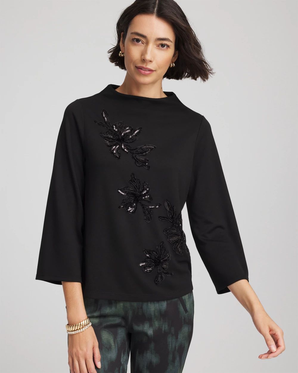 Embellished Structured Top