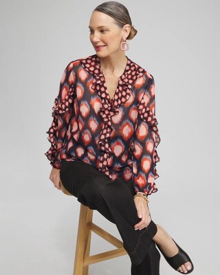 Jacquard Ikat Blouse