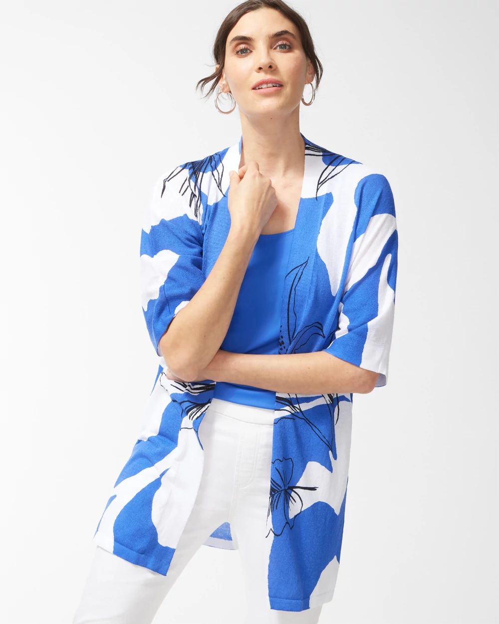 Summer Romance Tropical Midi Cardigan