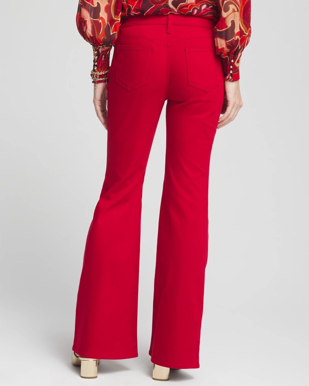 Petite Girlfriend Flare Jeans