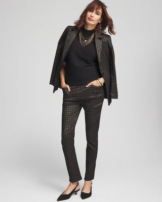 Shimmer Short Sleeve Pullover Sweater click to view larger image.
