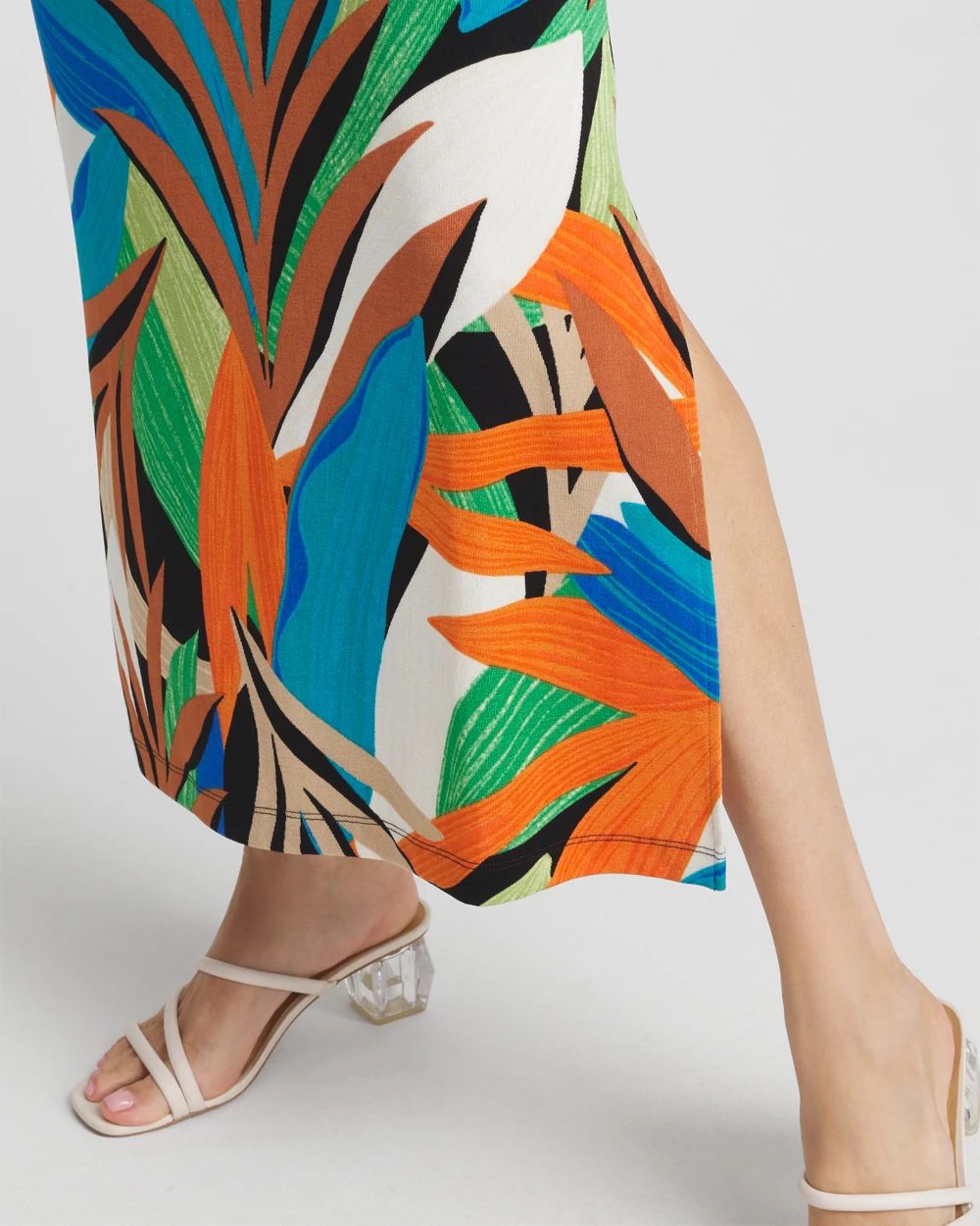 Travelers™ Palm Print Tank Dress