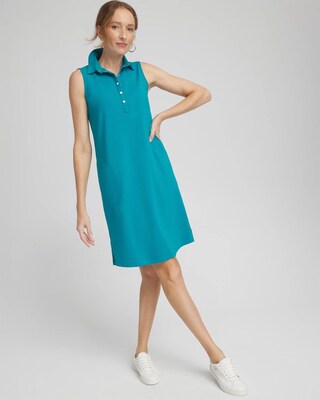 Zenergy® UPF Sleeveless Polo Dress click to view larger image.
