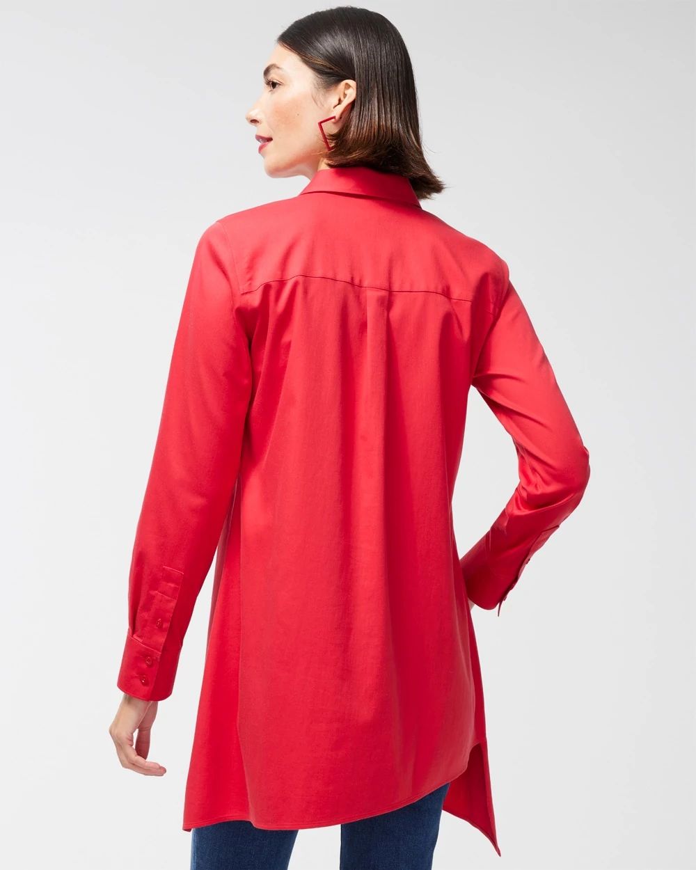 No Iron™ Stretch Asymmetrical Tunic