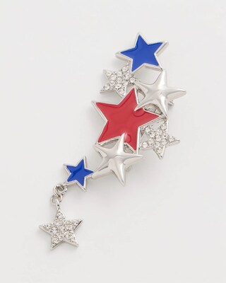 Americana Star Brooch click to view larger image.